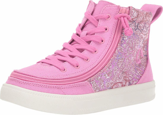 Picture of BILLY Footwear Baby Girl's Classic Lace High (Toddler) Pink Print 6 Toddler M - Size: 6 Toddler