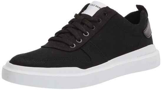 Picture of Cole Haan mens Grandpro Rally Canvas Court Sneaker, Black Canvas/Optic White, 15 US - Size: 15