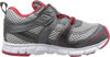 Picture of TSUKIHOSHI 3580 Velocity Strap-Closure Machine-Washable Child Sneaker Shoe with Wide Toe Box and Slip-Resistant, Non-Marking Outsole - Graphite/Red, 12 Little Kid (4-8 Years) - Size: 12 Little Kid