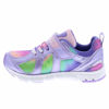 Picture of TSUKIHOSHI 3584 Rainbow Strap-Closure Machine-Washable Child Sneaker Shoe with Wide Toe Box and Slip-Resistant, Non-Marking Outsole - Lavender/Multi, 7.5 Toddler (1-4 Years) - Size: 7.5 Toddler