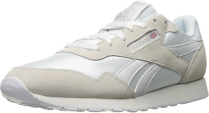 Picture of Reebok Men's Classic Nylon Walking Shoe, White/Steel, 7 - Size: 7