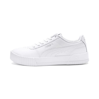 Picture of PUMA Women's Shoes Sneaker, White White White Silver, 10.5 - Size: 10.5