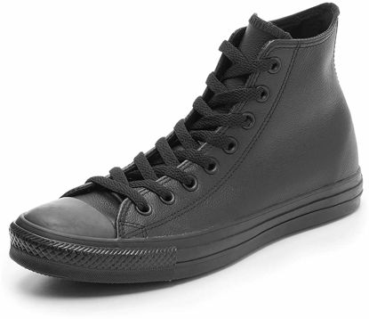 Picture of Converse Boy's Chuck Taylor All Star Canvas Low Top Sneaker, Black Monochrome, 1.5 Little Kid - Size: 1.5 Little Kid