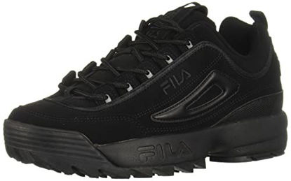 Picture of Fila Men's Strada Disruptor fashion sneakers, Black/Black/Black, 11.5 US - Size: 11.5