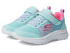 Picture of Skechers Microspec Plus-Swirl Sweet Sneaker, Aqua/Pink, 13.5 US Unisex Little Kid - Size: 13.5 Little Kid