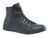 Picture of Shoes for Crews Pembroke, Men's, Women's, Unisex, Slip Resistant, High Top Work Sneakers, Leather, Men's Size 4, Women's Size 5.5 Black - Size: 5.5 Women/4 Men