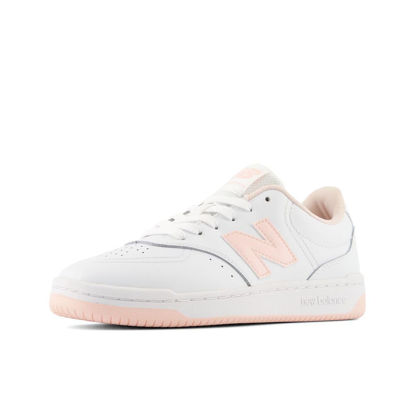 Picture of New Balance Women's BBW80 V1 Sneaker, White/Pink/0, 8.5 - Size: 8.5