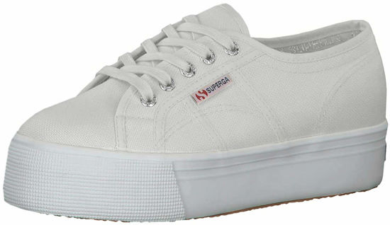 Picture of Superga Women's 2790acotw Linea Up and Down Sneaker, Grey Grey Seashell Sg04, 8 - Size: 8