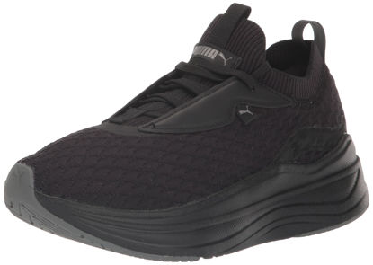 Picture of PUMA Women's SOFTRIDE STAKD PREMIUM Sneaker, PUMA Black-Cool Dark Gray, 10 - Size: 10