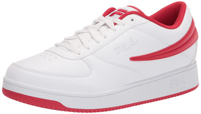 Picture of Fila Men's A-Low Sneaker, White/Red/White, 9.5 - Size: 9.5