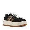 Picture of Madden Girl Women's Navida Sneaker, Black/Leopard, 10 - Size: 10