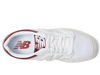 Picture of New Balance Unisex-Adult BB480 V1 Sneaker, White/Classic Crimson, 7.5 - Size: 9 Wide Women/7.5 Men