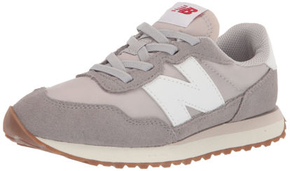 Picture of New Balance Boy's 237 V1 Bungee Sneaker, Marblehead/Moonbeam, 5 Toddler - Size: 5 Toddler