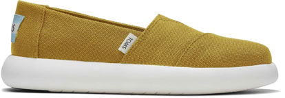 Picture of TOMS Alpargata Mallow Shoe - Women's Mustard Heritage Canvas, 8.5 - Size: 8.5