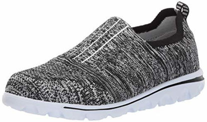 Picture of Propet Women's TravelActiv Stretch Boat Shoe, Black/Grey, 11 B US - Size: 11