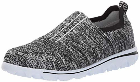 Picture of Propet Women's TravelActiv Stretch Boat Shoe, Black/Grey, 11 B US - Size: 11