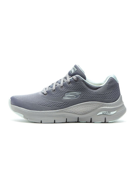 Picture of Skechers Women's Arch FIT-Sunny Outlook Grey/Mint Sneaker 6 M US - Size: 6
