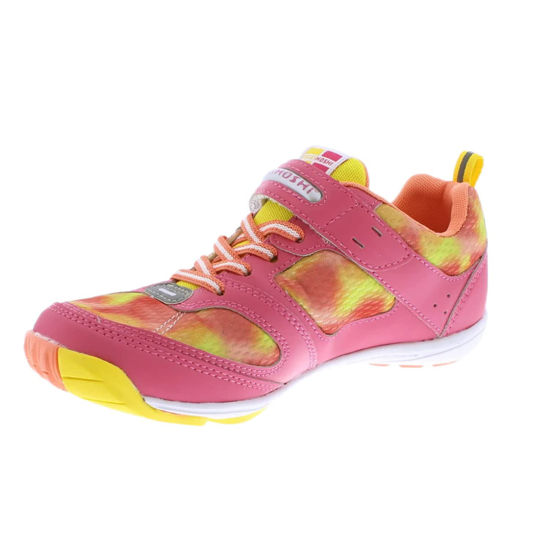 Picture of TSUKIHOSHI 4810 MAKO Strap-Closure Machine-Washable Youth Athletic and Running Shoe with Wide Toe Box and Slip-Resistant, Non-Marking Outsole - Fuchsia/Multi, 4 Big Kid (4-12 Years) - Size: 4 Big Kid