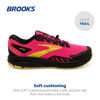 Picture of Brooks Women’s Divide 4 Trail Running Shoe - Diva Pink/Black/Lemon Chrome - 12 Medium - Size: 12