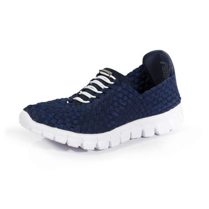 Picture of Zee Alexis Women's Danielle Sneaker, Navy White Bottom, 9 - Size: 9