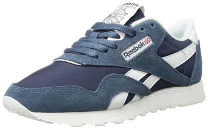 Picture of Reebok Men's Classic Nylon Sneaker, Brave Blue/White, 4.5 - Size: 4.5