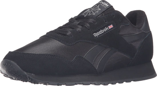 Picture of Reebok Men's Classic Nylon Walking Shoe, Chalk/Forest Green/Vector Blue, 11 - Size: 11