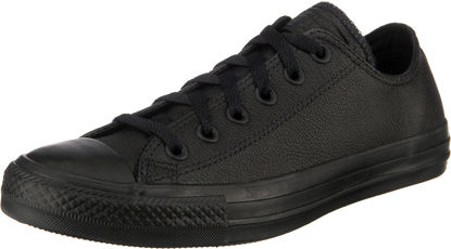 Picture of Converse Women's Chuck Taylor All Star Leather Sneaker, Black, 5.5 - Size: 5.5