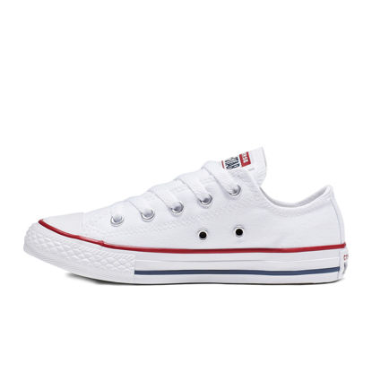 Picture of Converse Unisex-Child Chuck Taylor All Star Canvas Low Top Sneaker, Optical White, 1.5 M US Little Kid - Size: 1.5 Little Kid