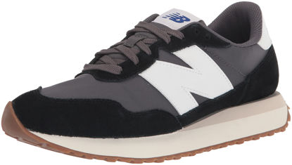 Picture of New Balance Men's 237 V1 Sneaker, Black/Magnet/Gum, 10.5 - Size: 10.5