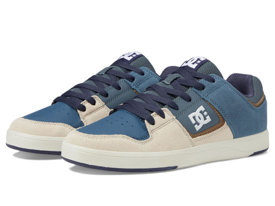 Picture of DC Cure Casual Low Top Skate Shoes Sneakers - Shoes for Men - Padded Tongue and Collar - Mesh Lining Dc Navy/Stone Blue 10 D - Medium - Size: 10