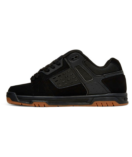 Picture of DC Men's Stag Low Top Skate Shoe, Black/Gum, 9 D US - Size: 9