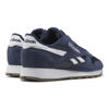Picture of Reebok Unisex Classic Leather Sneaker, Black/Vector Navy/White, 11.5 US Men - Size: 13 Women/11.5 Men