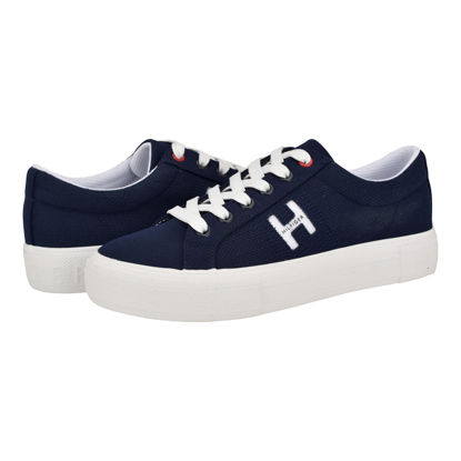 Picture of Tommy Hilfiger Women's Aconia Sneaker, Dark Blue 400, 6.5 - Size: 6.5