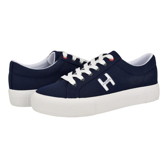 Picture of Tommy Hilfiger Women's Aconia Sneaker, Dark Blue 400, 6.5 - Size: 6.5