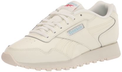 Picture of Reebok Women's Glide Sneaker, Chalk/Blue Pearl/Vector Red, 11 - Size: 11
