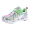Picture of TSUKIHOSHI 3584 Rainbow Strap-Closure Machine-Washable Shoes for Boys and Girls with Wide Toe Box and Slip-Resistant, Non-Marking Outsole - Apple/Purple, 1 Little Kid (4-8 Years) - Size: 1 Little Kid