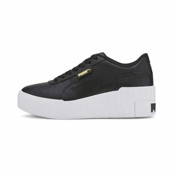 Picture of Puma Women's CALI WEDGE WN S Sneaker, Black White, 5 UK - Size: 7.5