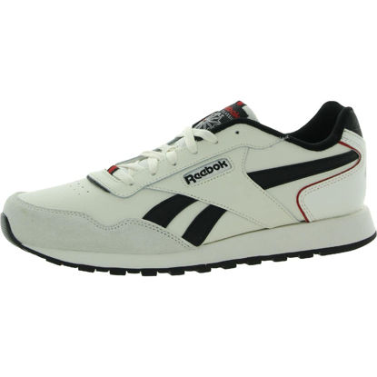 Picture of Reebok Men's Classic Harman Run Sneaker, Chalk/Black/Vector Red, 13 - Size: 13