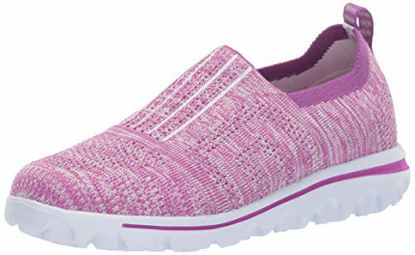 Picture of Propet Women's TravelActiv Stretch Boat Shoe, Berry, 6.5 4E US - Size: 6.5 X-Wide