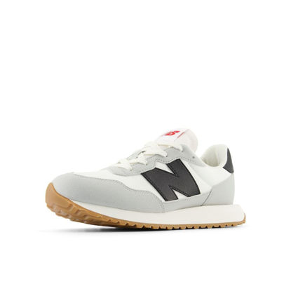 Picture of New Balance Kids 237 Bungee Sneaker, WHITE/BLACK, 6 M Toddler (1-4 Years) - Size: 6 Toddler