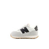 Picture of New Balance Kids 237 Bungee Sneaker, WHITE/BLACK, 6 M Toddler (1-4 Years) - Size: 6 Toddler