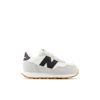 Picture of New Balance Kids 237 Bungee Sneaker, WHITE/BLACK, 6 M Toddler (1-4 Years) - Size: 6 Toddler
