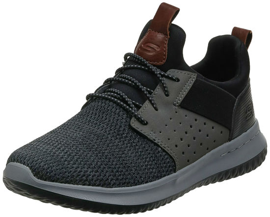 Picture of Skechers mens No Upc fashion sneakers, Clear,gray, 16 US - Size: 16