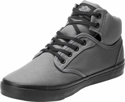 Picture of HARLEY-DAVIDSON FOOTWEAR Men's Wrenford Canvas Motorcycle Casual Sneaker, Grey, 10.5 - Size: 10.5