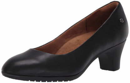 Picture of Shoes for Crews Olivia, Women's Slip-Resistant High Heel Dress Shoes for Work Black - Size: 11