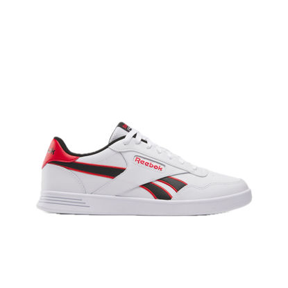 Picture of Reebok Unisex Court Advance Sneaker, White/Black/Vector Red, 7.5 US Men - Size: 9 Women/7.5 Men