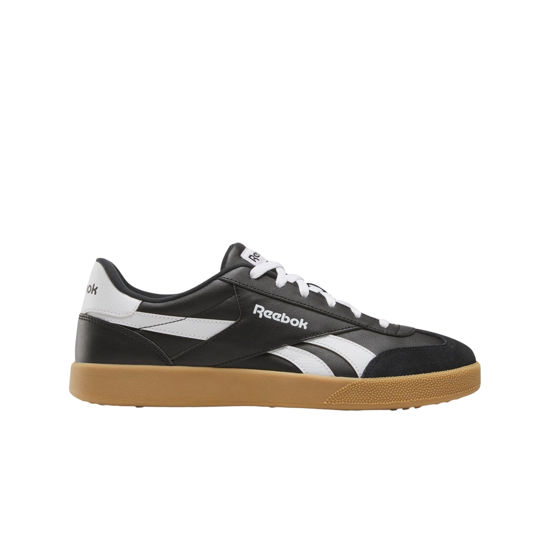 Picture of Reebok Unisex Smash Edge Suede Sneaker, Black/White/Gum, 13 US Men - Size: 14.5 Women/13 Men