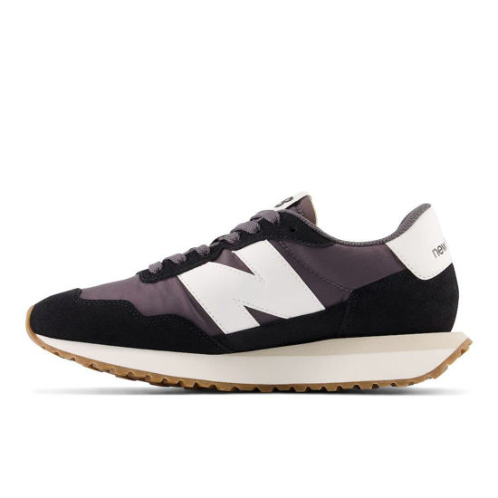Picture of New Balance Women's 237 V1 Classic Sneaker, Black/Magnet/Sea Salt, 11 - Size: 11