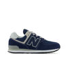 Picture of New Balance Boy's 574 Core Lace-Up Sneaker, Navy/White, 6.5 Big Kid - Size: 6.5 Big Kid