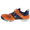 Picture of TSUKIHOSHI 4810 MAKO Strap-Closure Machine-Washable Youth Athletic and Running Shoe with Wide Toe Box and Slip-Resistant, Non-Marking Outsole - Orange/Navy, 1.5 Little Kid (4-8 Years) - Size: 1.5 Little Kid